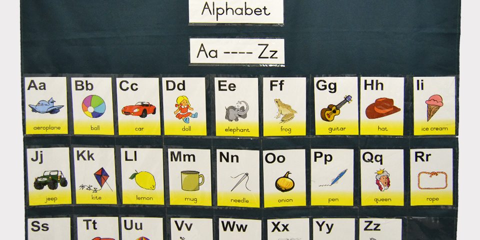 Alphabet Chart Bag