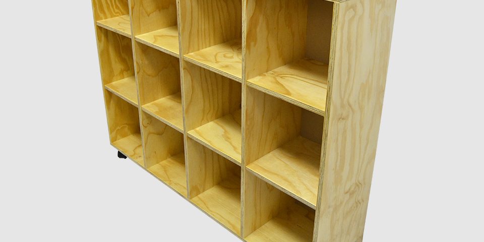 12 Cube Pigeon Hole Locker